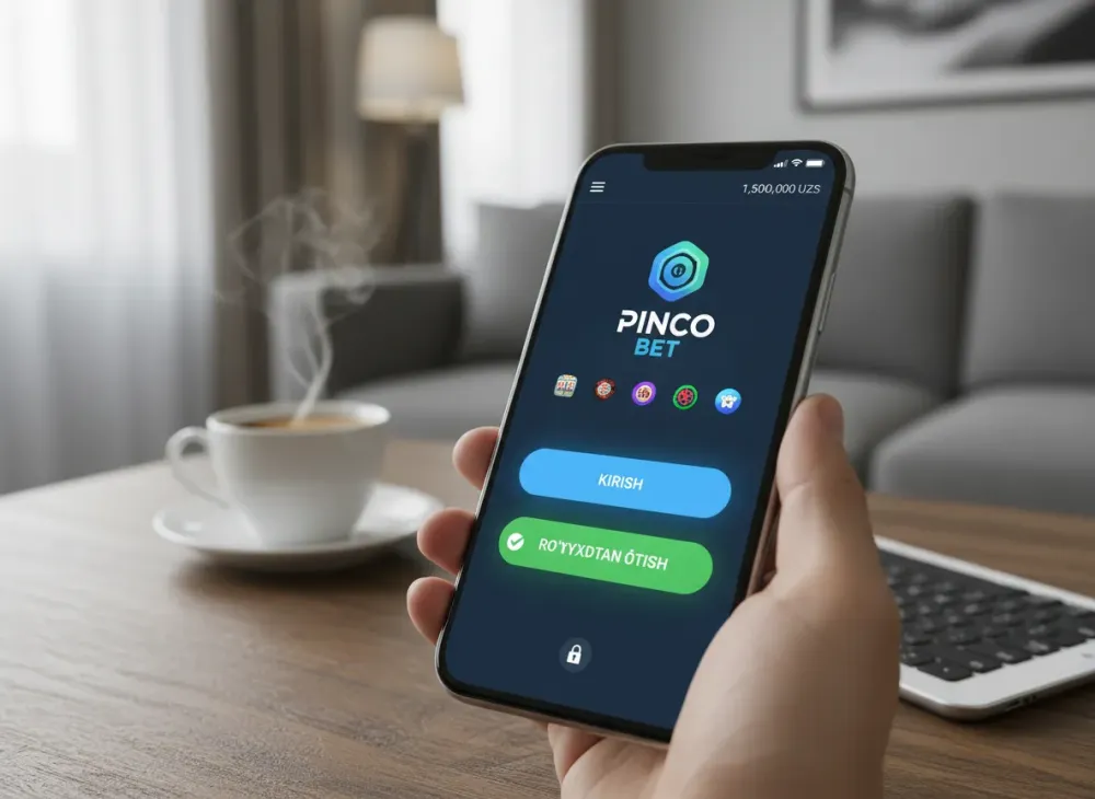 Pinco bet login tizimiga kirish va ro'yxatdan o'tish
