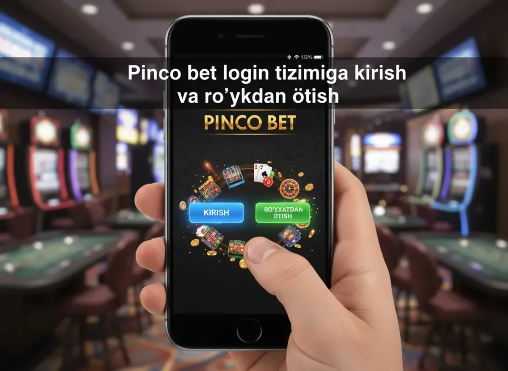 Pinco bet login tizimiga kirish va ro'yxatdan o'tish